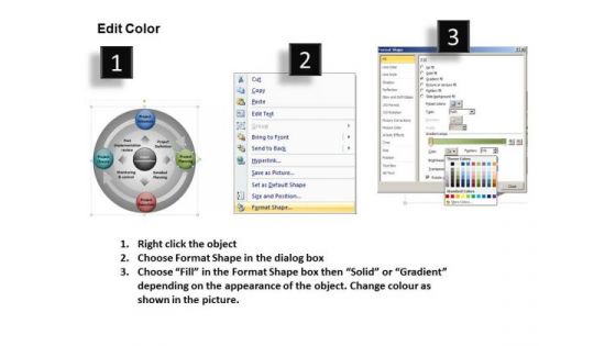 Circular Cycle Chart Process Diagram PowerPoint Templates Ppt Slides