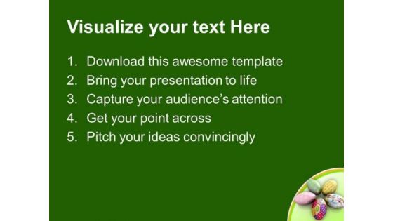 Circular Easter Eggs Festival PowerPoint Templates Ppt Backgrounds For Slides 0313