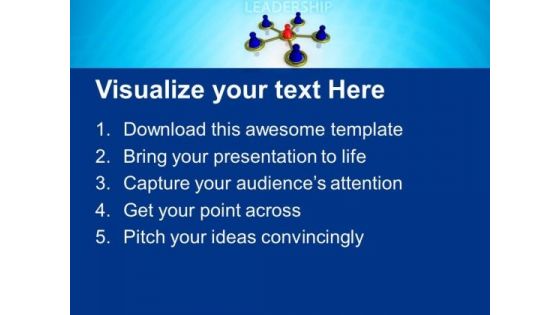 Circular Team Business Leadership Concept PowerPoint Templates Ppt Backgrounds For Slides 0213