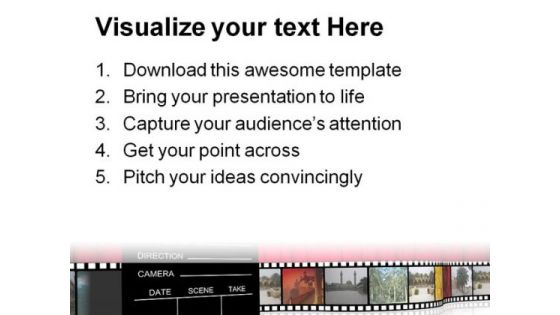 Clap Board Nature PowerPoint Templates And PowerPoint Backgrounds 0511