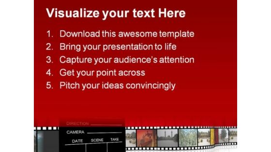 Clap Board Nature PowerPoint Templates And PowerPoint Backgrounds 0511