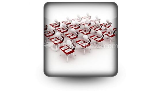 Classroom Exam Test PowerPoint Icon S