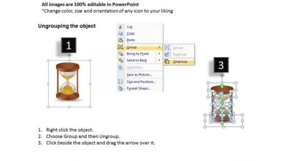 Clock Concept Hourglass 1 PowerPoint Slides And Ppt Diagram Templates