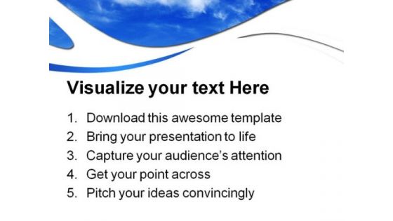 Clouds Nature PowerPoint Themes And PowerPoint Slides 0811