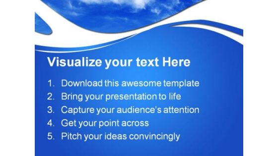 Clouds Nature PowerPoint Themes And PowerPoint Slides 0811