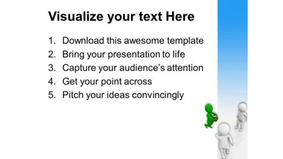 Coach With His Sports Team PowerPoint Templates Ppt Backgrounds For Slides 0713