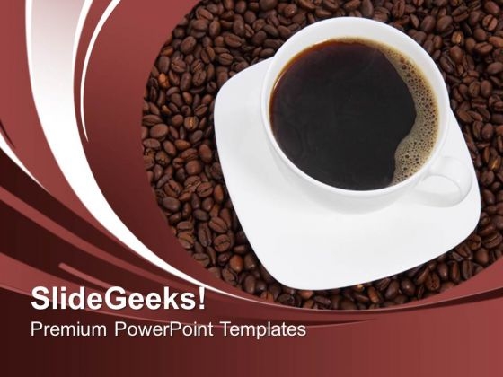 Coffee And Beans Health PowerPoint Templates Ppt Backgrounds For Slides 0213
