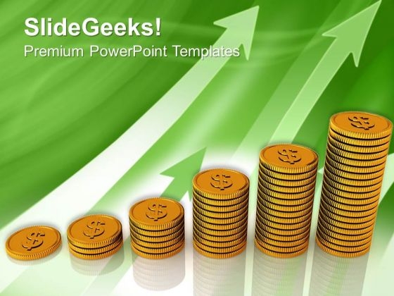 Coin Submission Success Money PowerPoint Templates And PowerPoint Themes 0812