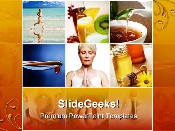 Collage Health PowerPoint Themes And PowerPoint Slides 0411