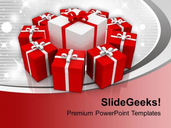 Collection Of Gifts Anniversary PowerPoint Templates Ppt Backgrounds For Slides 0113