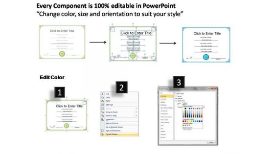 College Achievement Certificate PowerPoint Templates