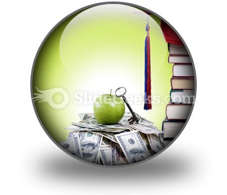College Money PowerPoint Icon C