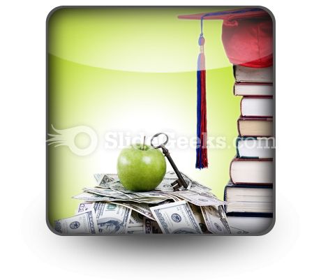 College Money PowerPoint Icon S