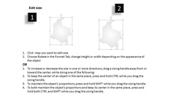 Colomiba PowerPoint Maps