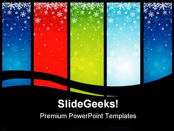 Color Christmas Background PowerPoint Templates And PowerPoint Backgrounds 0611