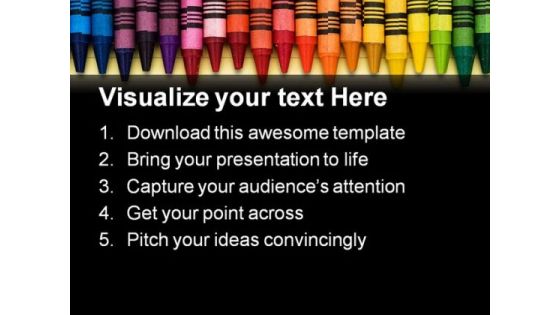 Color Education PowerPoint Template 1110