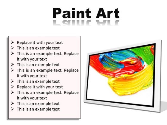 Color Paint Art PowerPoint Presentation Slides F