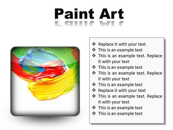 Color Paint Art PowerPoint Presentation Slides S
