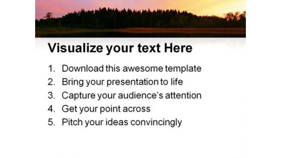 Color Reflection Nature PowerPoint Templates And PowerPoint Backgrounds 0311