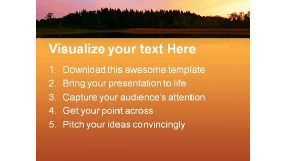 Color Reflection Nature PowerPoint Templates And PowerPoint Backgrounds 0311