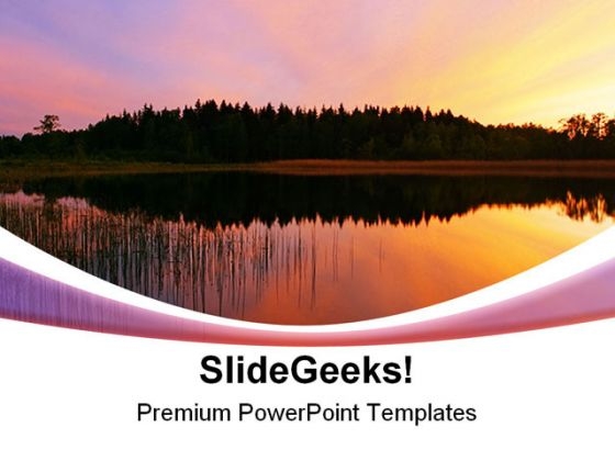 Color Reflection Nature PowerPoint Templates And PowerPoint Backgrounds 0311