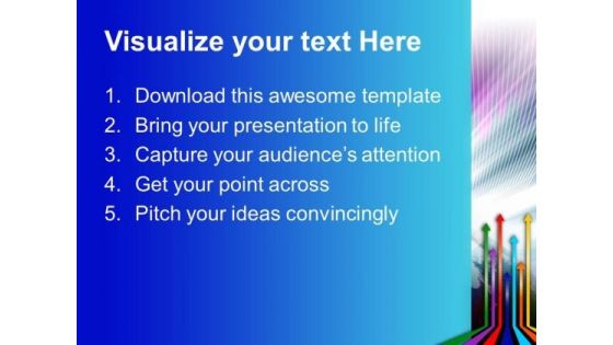 Colored Arrows Abstract PowerPoint Templates And PowerPoint Themes 0312