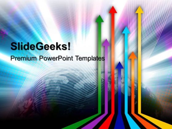 Colored Arrows Abstract PowerPoint Templates And PowerPoint Themes 0312