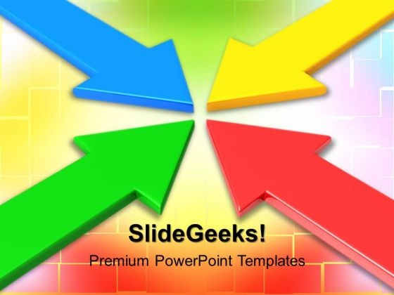 Colored Arrows Abstract PowerPoint Templates And PowerPoint Themes 0412