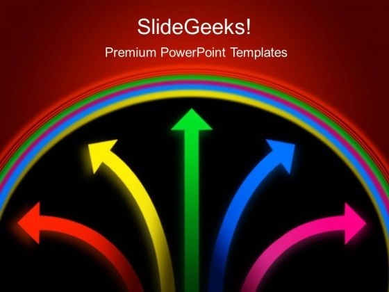 Colored Arrows Business PowerPoint Templates And PowerPoint Themes 0212