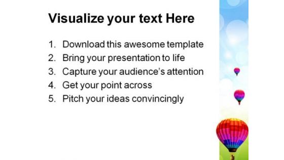 Colored Balloon Entertainment PowerPoint Templates And PowerPoint Backgrounds 0311