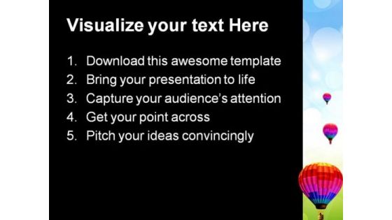 Colored Balloon Entertainment PowerPoint Templates And PowerPoint Backgrounds 0311