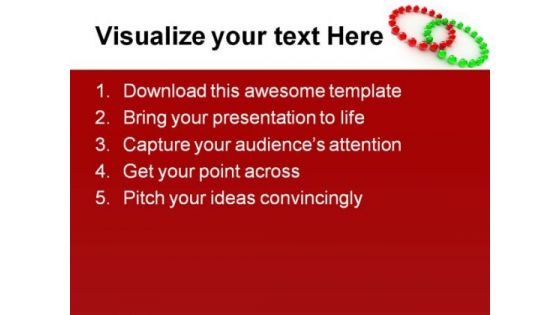 Colored Balls Conflict Round Shapes PowerPoint Templates And PowerPoint Backgrounds 0311