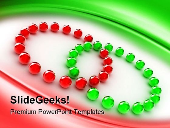 Colored Balls Conflict Round Shapes PowerPoint Templates And PowerPoint Backgrounds 0311