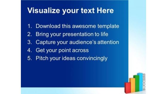 Colored Bar Graph Success PowerPoint Templates And PowerPoint Themes 0512