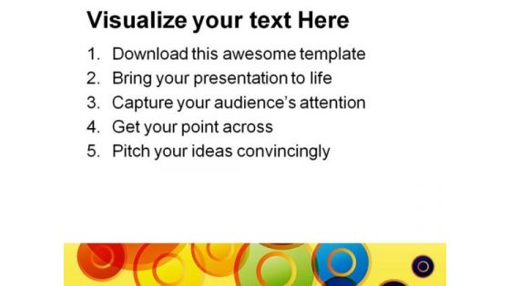 Colored Circles Shapes PowerPoint Themes And PowerPoint Slides 0411