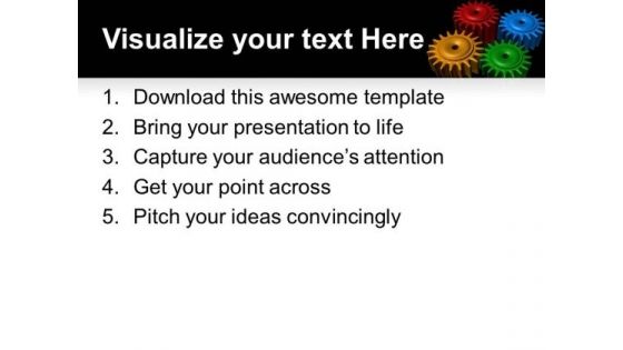 Colored Gearwheels PowerPoint Templates And PowerPoint Themes 0512