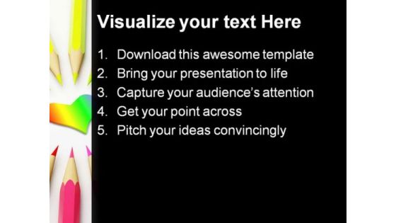 Colored Pencils01 Abstract PowerPoint Themes And PowerPoint Slides 0911