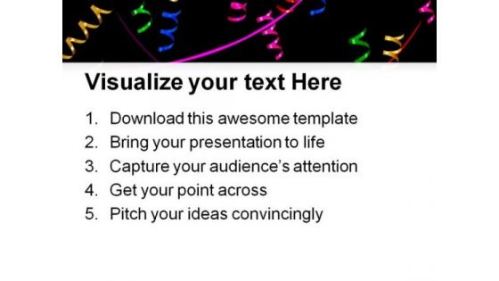 Colored Ribbons Abstract Background PowerPoint Themes And PowerPoint Slides 0811