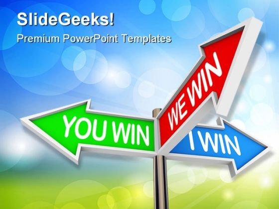 Colorful Arrow Success PowerPoint Templates And PowerPoint Backgrounds 0911
