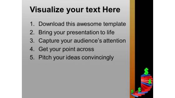 Colorful Bar Chart To Achieve Goal PowerPoint Templates Ppt Backgrounds For Slides 0413