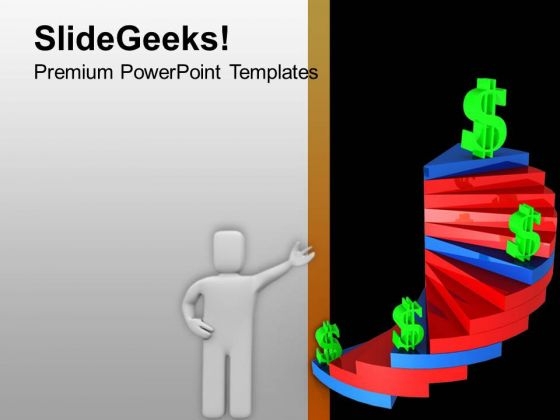 Colorful Bar Chart To Achieve Goal PowerPoint Templates Ppt Backgrounds For Slides 0413