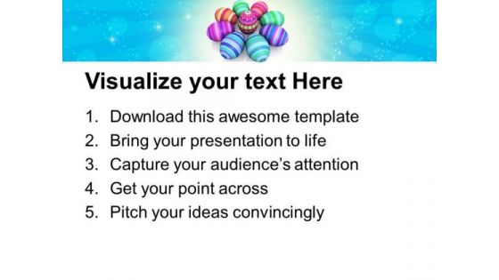 Colorful Easter Eggs Celebration PowerPoint Templates Ppt Backgrounds For Slides 0313