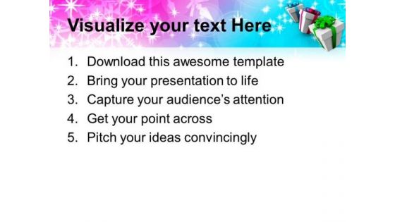 Colorful Gifts Festival PowerPoint Templates Ppt Backgrounds For Slides 1112