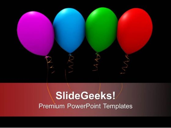 Colorful Party Balloons Events PowerPoint Templates Ppt Backgrounds For Slides 1112