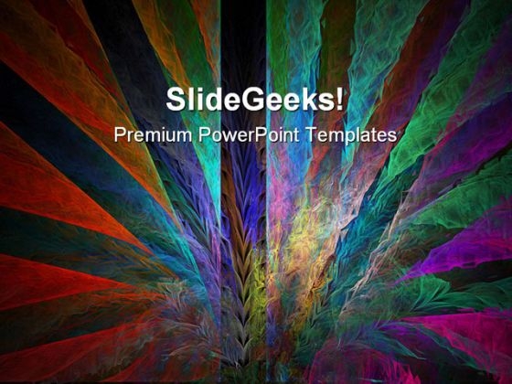 Colorful Peacock Tail Beauty PowerPoint Templates And PowerPoint Backgrounds 0511