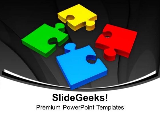 Colorful Puzzles Interlocking Finding Solution PowerPoint Templates Ppt Backgrounds For Slides 1212
