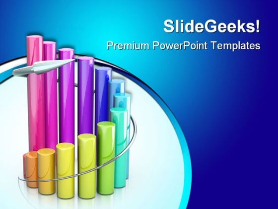 Colorful Sales Graph Business PowerPoint Templates And PowerPoint Backgrounds 0511