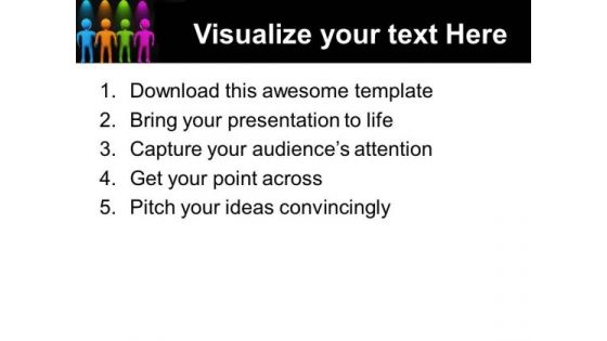 Colorful Team Teamwork PowerPoint Templates And PowerPoint Themes 0512