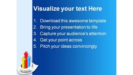 Colorful Up Graph Business PowerPoint Templates And PowerPoint Backgrounds 0111