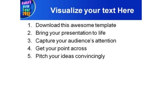 Colorful Words Of New Year Metaphor PowerPoint Templates And PowerPoint Backgrounds 1011